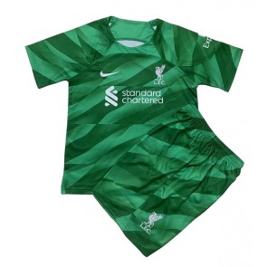 Liverpool Brankářské Dětské Alternativní dres komplet 2023-24 Krátký Rukáv (+ trenýrky)